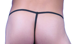 Sheer Black and White Cheetah Posing Strap - A Fashionable Wardrobe Enhancement - By NDS Wear-Mens Thong-nds wear-NDS WEAR