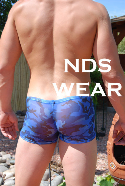 Sheer Blue Camo Lo-Rise Boxer-NDS Wear-NDS WEAR-NDS WEAR