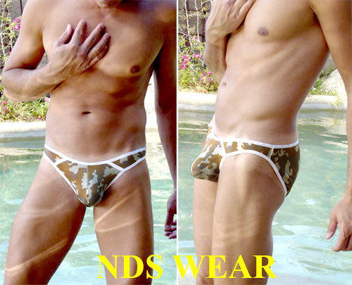 Sheer Brown Camo Bikini-NDS Wear-NDS WEAR-Small-NDS WEAR