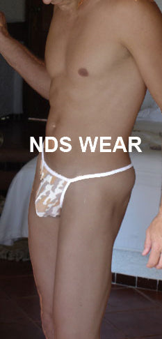 Sheer Brown Camo G-String-NDS Wear-NDS WEAR-Small-NDS WEAR