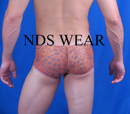 Sheer Orange Leopard Short-NDS Wear-NDS WEAR-Small-NDS WEAR