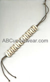 Shell Bracelet - Natural Leather-NDS Wear-NDS WEAR-NDS WEAR