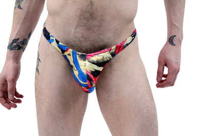 Shop Artistic Abstract Men's Thong-Mens Thong-NDS WEAR-Small-NDS WEAR