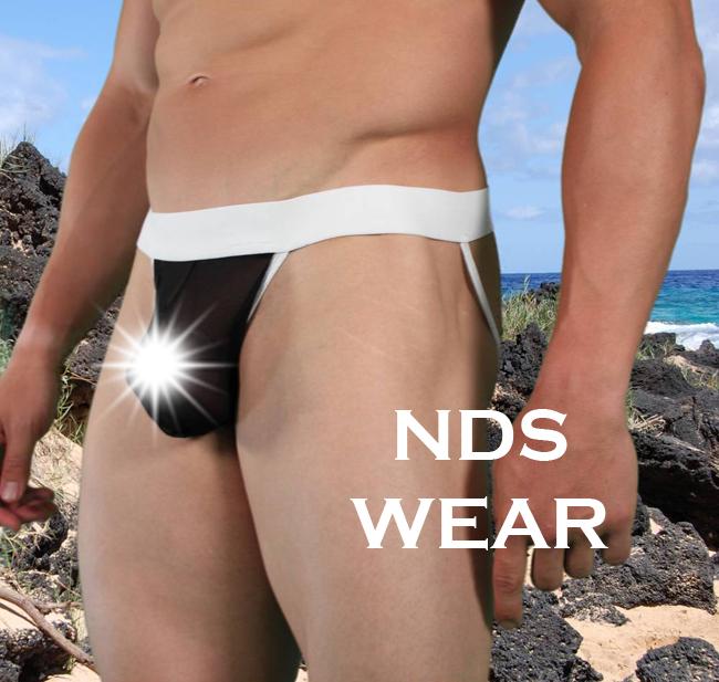 Shop Clearance: See-Through Jockstrap with Contrast Mesh Net Design-NDS Wear-nds wear-NDS WEAR