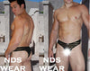 Shop Leo Sheer Stripe Thong - A Stylish and Comfortable Addition to Your Lingerie Collection-Mens Thong-Nds Wear-NDS WEAR