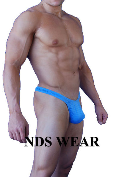 Shop Men's Sheer Stripe Tonga - A Stylish and Comfortable Addition to Your Wardrobe-Mens Thong-NDS Wear-Small-Blue-NDS WEAR