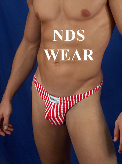 Shop Men's Striped Thong-Mens Thong-NDS WEAR-NDS WEAR