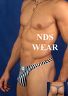 Shop Men's Striped Thong-Mens Thong-NDS WEAR-NDS WEAR