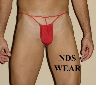 Shop Nelcito Roja Thong - A Stylish and Comfortable Addition to Your Lingerie Collection-Mens Thong-NDS WEAR-Large-Red-NDS WEAR