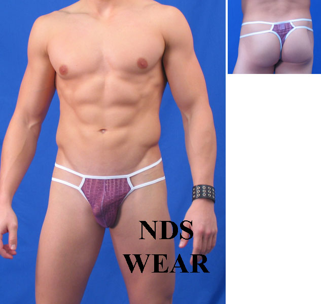 Shop Sheer Purple Brick Thong-Mens Thong-NDS WEAR-NDS WEAR
