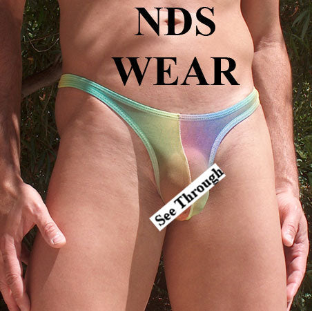 Shop Sheer Rainbow Men's Thong-Mens Thong-NDS WEAR-Small-NDS WEAR