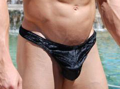 Shop Velvet Men's Thong - A Luxurious and Comfortable Undergarment for Men-Mens Thong-NDS WEAR-Small-Black-NDS WEAR