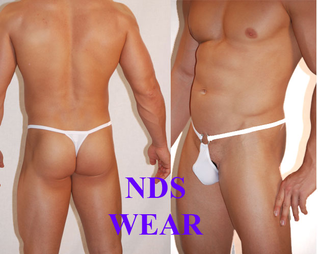 Shop White U Front Ring Thong-Mens Thong-nds wear-NDS WEAR