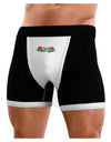 Single All the Way - holly Mens Boxer Brief Underwear-Boxer Briefs-NDS Wear-Black-with-White-Small-NDS WEAR