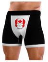 Skull Flag Canada Mens Boxer Brief Underwear-Boxer Briefs-NDS Wear-Black-with-White-Small-NDS WEAR