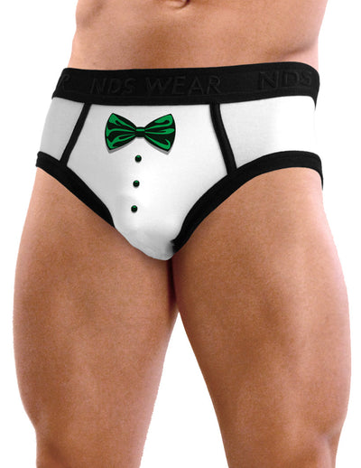 St Patricks Day Fun Men's Brief Underwear - Choose your Print-Mens Brief-NDS Wear-Medium-Leprechaun-Tuxedo-NDS WEAR