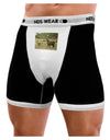 Standing Llamas Mens Boxer Brief Underwear by TooLoud-Boxer Briefs-NDS Wear-Black-with-White-Small-NDS WEAR