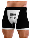 Stronger Everyday Gym Workout Mens Boxer Brief Underwear-Boxer Briefs-NDS Wear-Black-with-White-Small-NDS WEAR