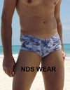 Stylish Camouflage Grey Lowrise Swimsuit for Fashion-forward Beach Enthusiasts-NDS Wear-nds wear-Small-NDS WEAR