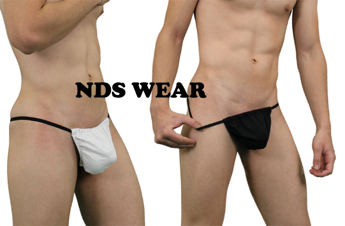Stylish Men's Cotton G-string in a Variety of Colors - By NDS Wear-NDS Wear-Lobbo-Small/Medium-Black-NDS WEAR