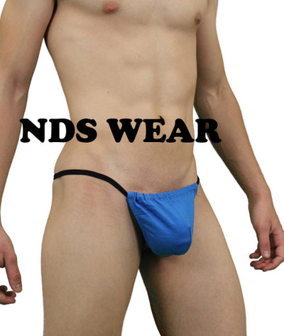 Stylish Men's Cotton G-string in a Variety of Colors - By NDS Wear-NDS Wear-Lobbo-Small/Medium-Blue-NDS WEAR