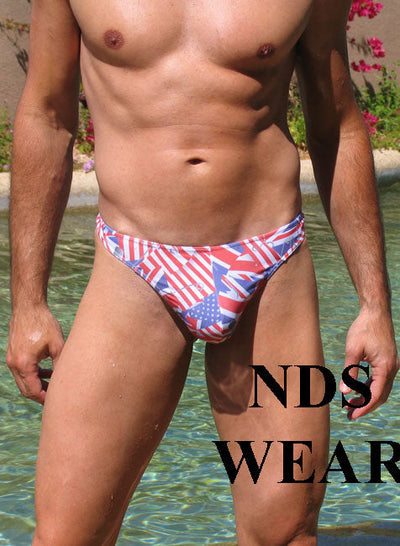 Stylish NDS Flags Bikini Swimsuit for Fashion-forward Beach Enthusiasts-NDS Wear-NDS WEAR-Small-NDS WEAR