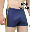 Stylish Yellow Side Stripe Swimsuit by David-NDS Wear-NDS Wear-NDS WEAR