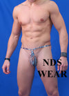 Stylish and Comfortable Swirl Ring Thong - Exquisite Intimate Wear for Men By NDS Wear-Mens Thong-NDS WEAR-Small-NDS WEAR