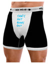 Suns Out Guns Out - Blue Mens Boxer Brief Underwear-Boxer Briefs-NDS Wear-Black-with-White-Small-NDS WEAR