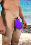Tanning Pouch Raindrop Tanning Cover for Men By Neptio®-Tanning Cover-NDS Wear-One-Size-Purple-NDS WEAR