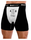 Time to Give Thanks Mens Boxer Brief Underwear-Mens-BoxerBriefs-NDS Wear-Black-with-White-Small-NDS WEAR