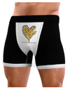 TooLoud I gave you a Pizza my Heart Mens Boxer Brief Underwear-Mens-BoxerBriefs-NDS Wear-Black-with-White-Small-NDS WEAR
