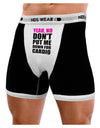 TooLoud Yeah No Don't Put Me Down For Cardio Mens Boxer Brief Underwear-Boxer Briefs-NDS Wear-Black-with-White-Small-NDS WEAR