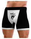 Trick or Treat Cute Black Cat Halloween Mens Boxer Brief Underwear-Boxer Briefs-NDS Wear-Black-with-White-Small-NDS WEAR