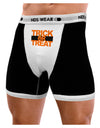 Trick or Treat Text Mens Boxer Brief Underwear-Boxer Briefs-NDS Wear-Black-with-White-Small-NDS WEAR