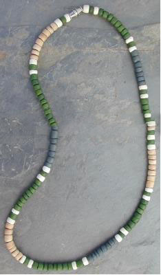 Tropical Wood Necklace-NDS Wear-NDS WEAR-Greens-NDS WEAR