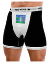 UFO Stopping At an Out-house Mens Boxer Brief Underwear by TooLoud-Boxer Briefs-NDS Wear-Black-with-White-Small-NDS WEAR