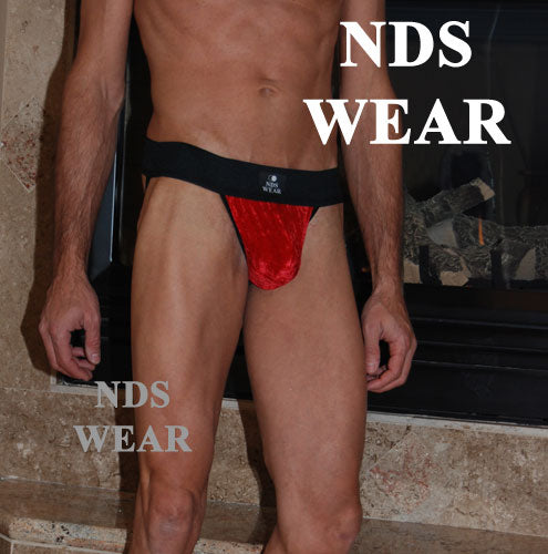 Velvet Jockstrap - BLOWOUT SALE!-Jockstrap-NDS Wear-Small-Hot-Pink-NDS WEAR