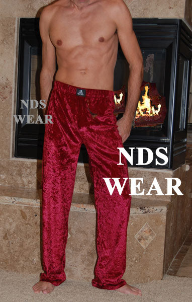 Velvet Lounge Pants-NDS Wear-NDS WEAR-Small-Black-NDS WEAR