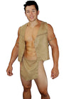 Warrior Costume-Costume-NDS WEAR-One-Size-Brown-NDS WEAR