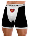 Water Droplet Heart Red Mens Boxer Brief Underwear by TooLoud-Boxer Briefs-NDS Wear-Black-with-White-Small-NDS WEAR