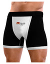 Wiggle - Twerk Medium Mens Boxer Brief Underwear-Boxer Briefs-NDS Wear-Black-with-White-Small-NDS WEAR
