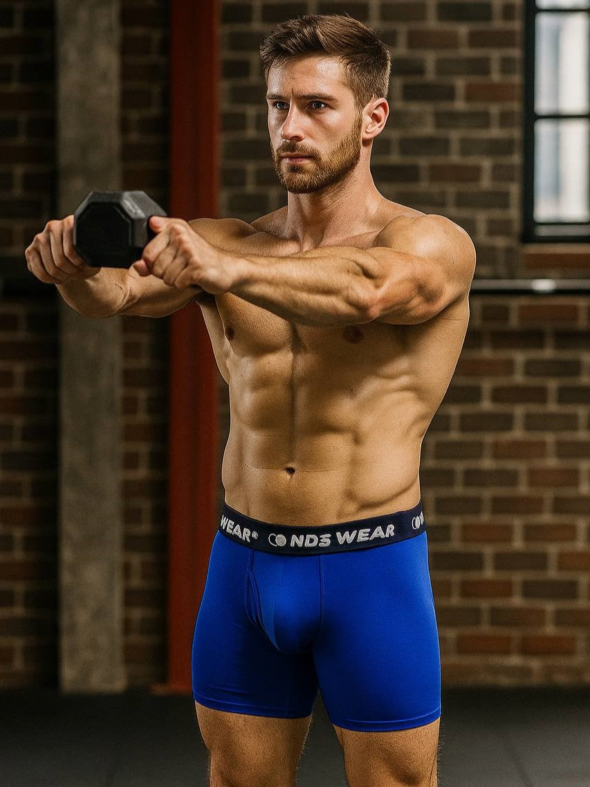 NDS Wear Men’s Sport Mesh Boxer Briefs – Breathable Fly Front Underwear 2-Pack-Boxer Briefs-NDS Wear-NDS WEAR